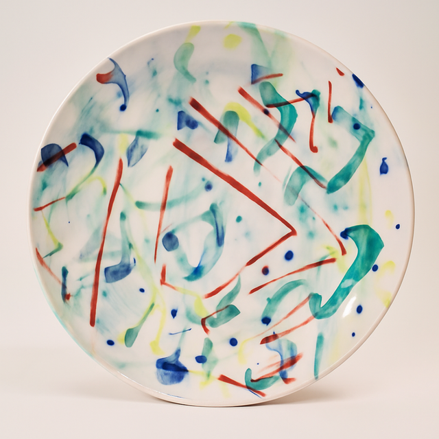 Assiette porcelaine &quot;CHANCE&quot;