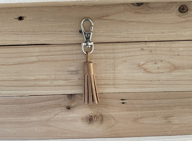 Pompon marron fantaisie