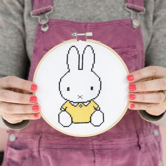 Miffy Cross Stitch Kit (Cotten Clara)