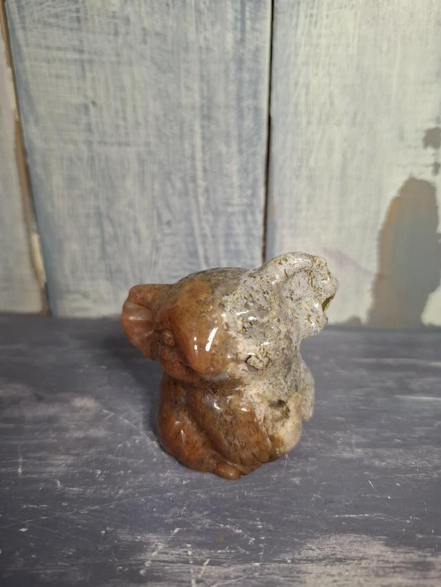 Moss Agate Koala Bear