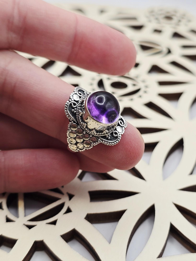Bague Améthyste et Argent 925