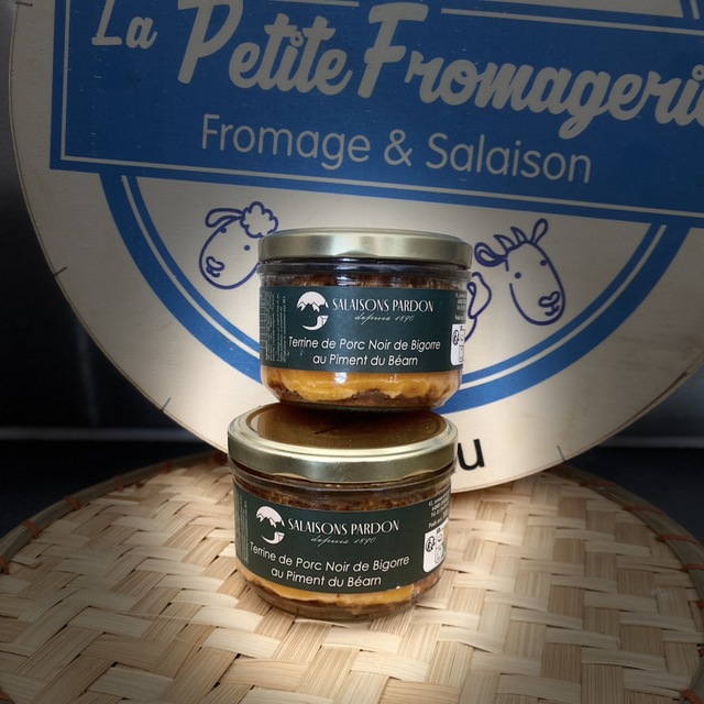 Terrine de Porc noir de Bigorre au piment du Béarn 180 g net 