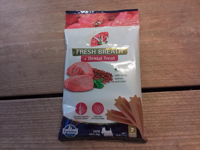 N&D dental treat lam quinoa mini