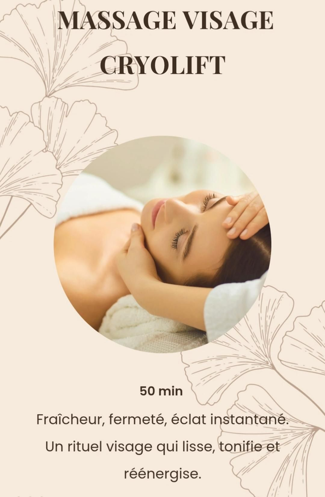 Massage visage cryolift