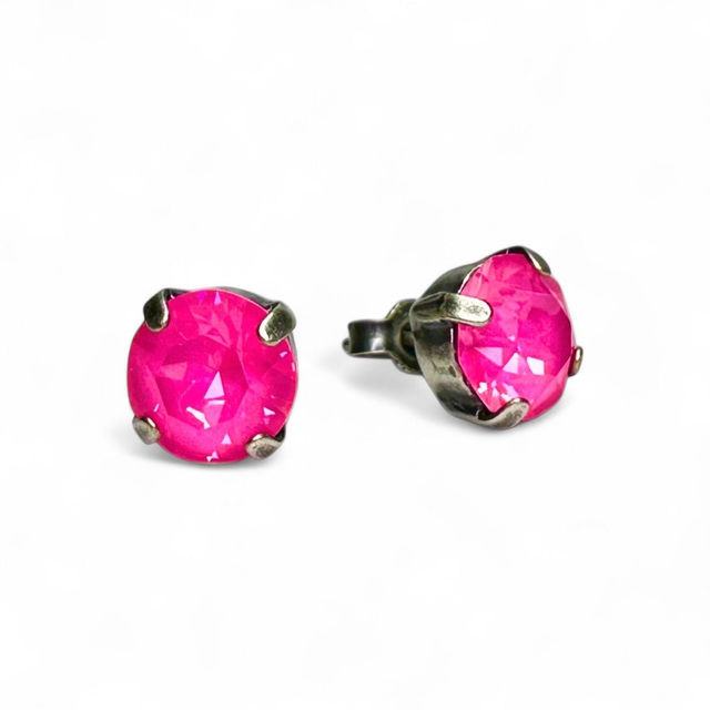 Ohrstecker KLASSIK BIG Elektrik Pink Ignite
