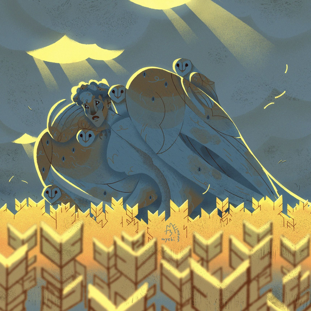 "Secret In The Wheat Field" Print