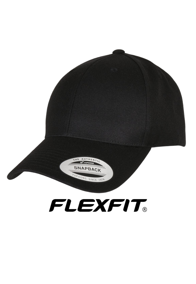 🧢 CASQUETTE FLEXFIT PREMIUM CURVED VISOR SNAPBACK CAP CUSTOM 3D COMPRIS*