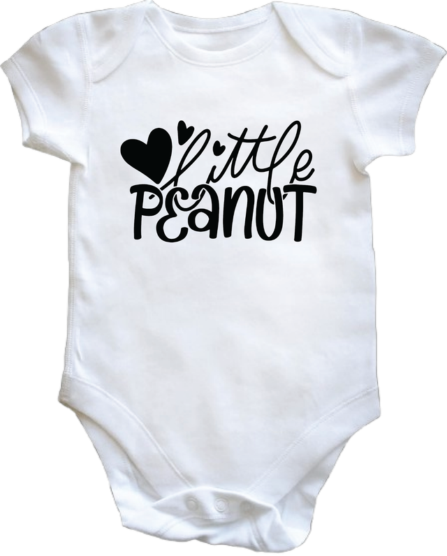 LITTLE PEANUT - VEST 0–3 Month Baby Vest – White | Adroit Baby