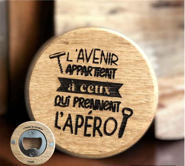 Décapsuleur aimanté "L'avenir" 