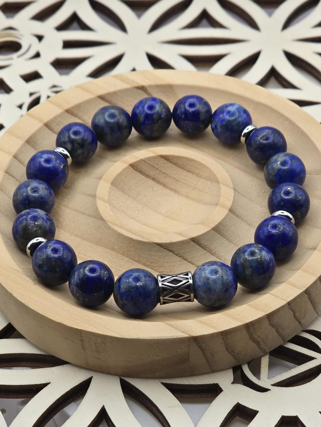 Bracelet Lapis lazuli 1 cm 