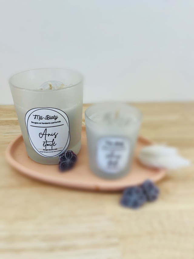 Bougie Quartz rose : Anis étoilé