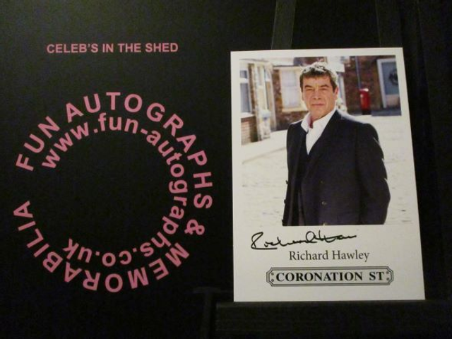Richard Hawley (Johnny Connor) Original Coronation Street Pre-Print Cast Card