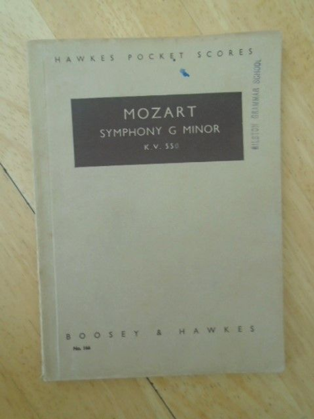 Mozart Symphony G Minor K.V. 550 Hawkes Pocket Musical Score
