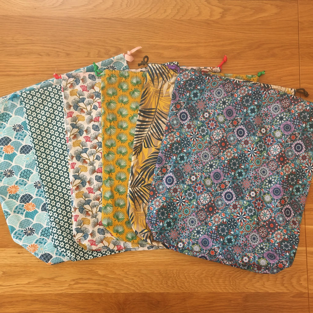 Lot de 10 lingettes lavables