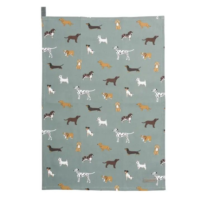 Sophie Allport 'Fetch' Tea Towel