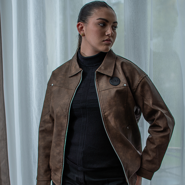 Veste design rétro unisexe