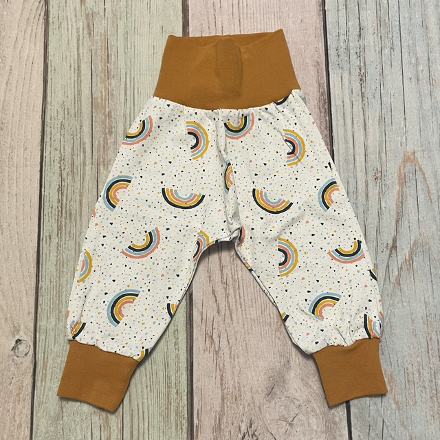 Checkerhose, Größe 62, Regenbogen 