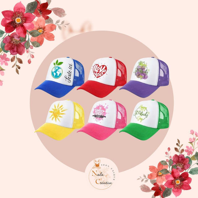 Casquette personnalisable 