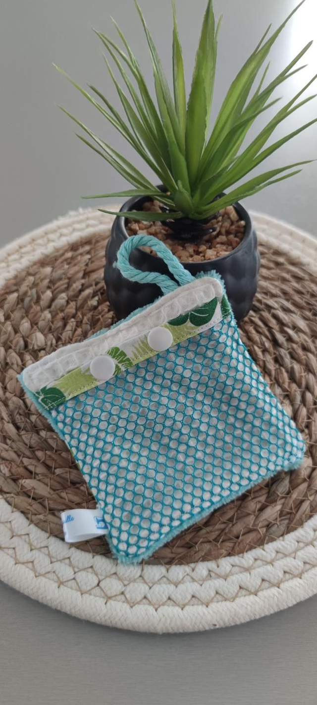 Étui à savon 2 en 1 bleu