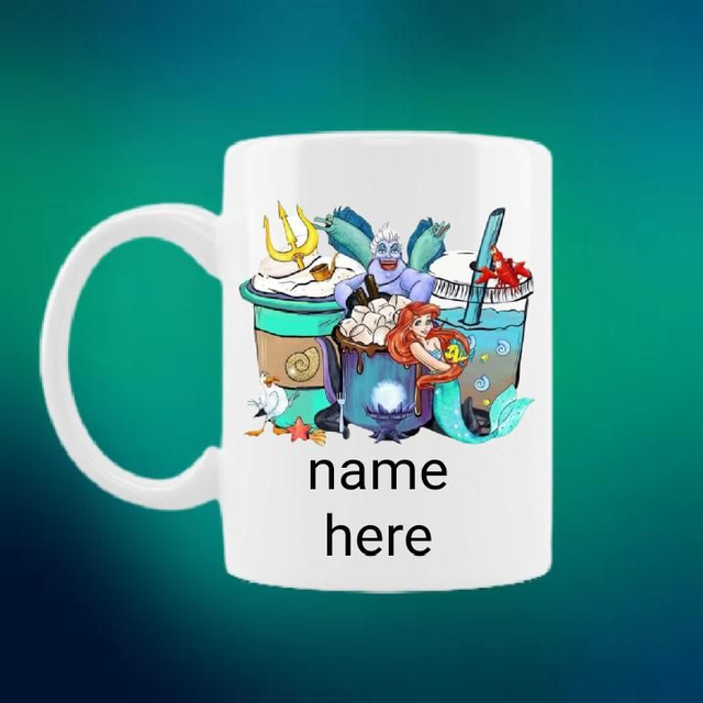 Little Mermaid Mug With Free Personalisation 
