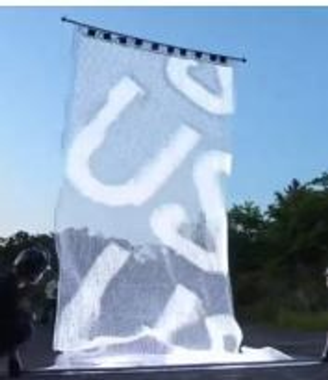 FP20 LED Magic Display Flag Item Size:1200*1700mm