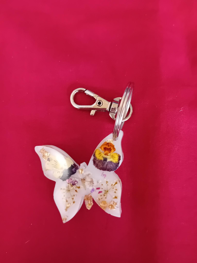 042 - Butterfly keyring - Nature Inspiration