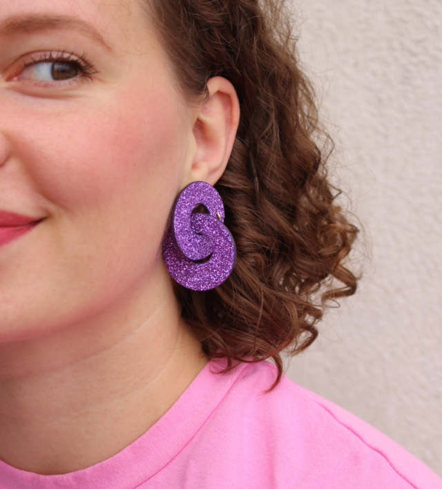 Billy • violet pailleté