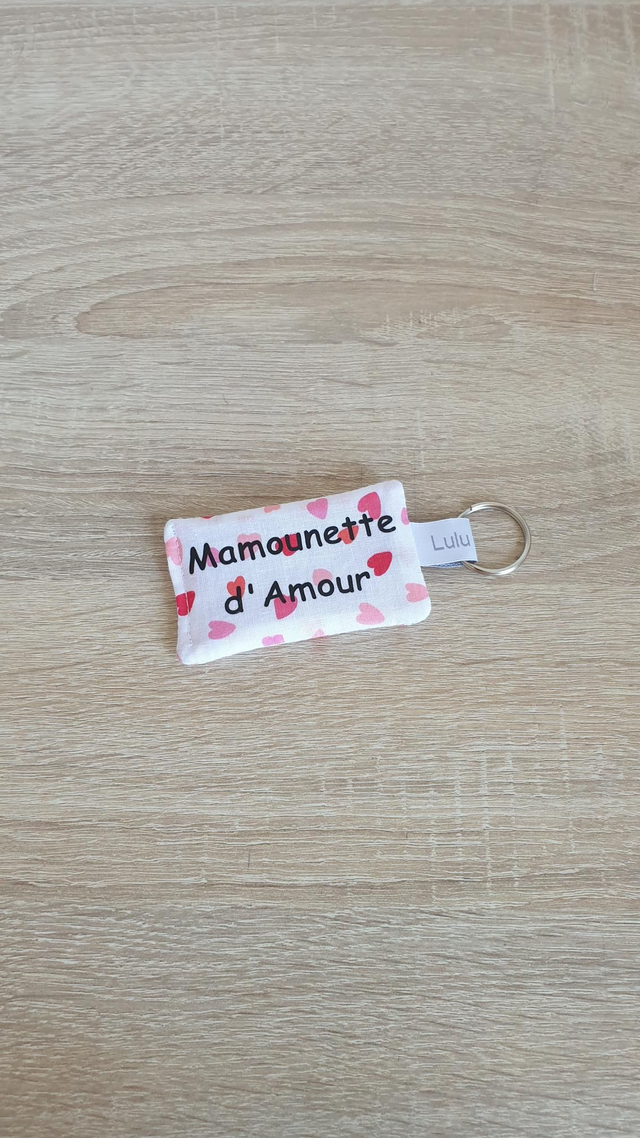 Porte clés mamounette d'amour