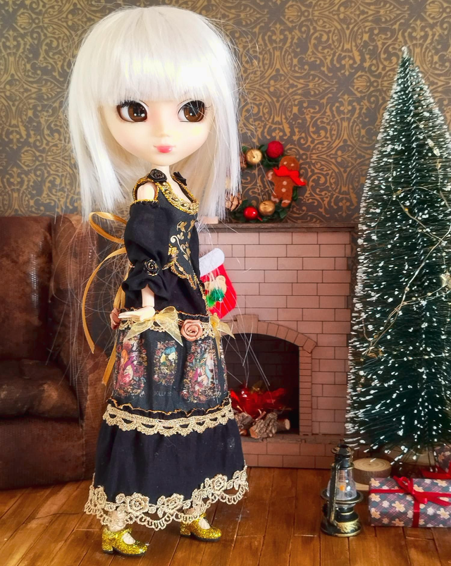 Black Deer Dolly Royal dress for Pullip dolls