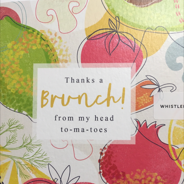 Thank you Thanks a Bunch WF