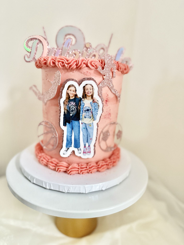 Twins Sports Birthday Cake