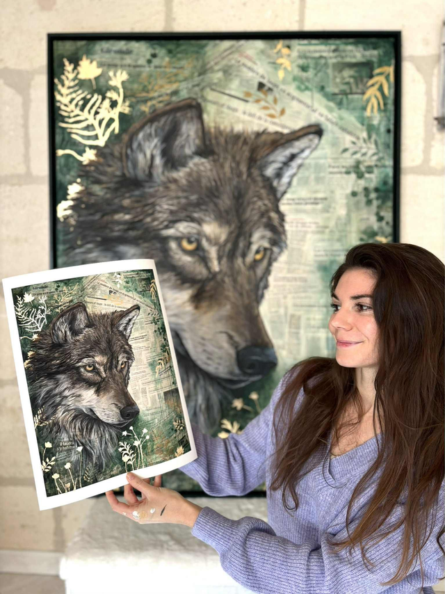 Un regard sur l'avenir - tirage d'art A3 - 230 gr