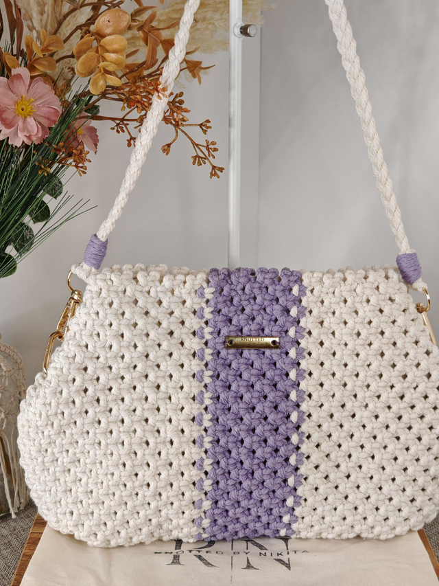 Amethyst aura tote