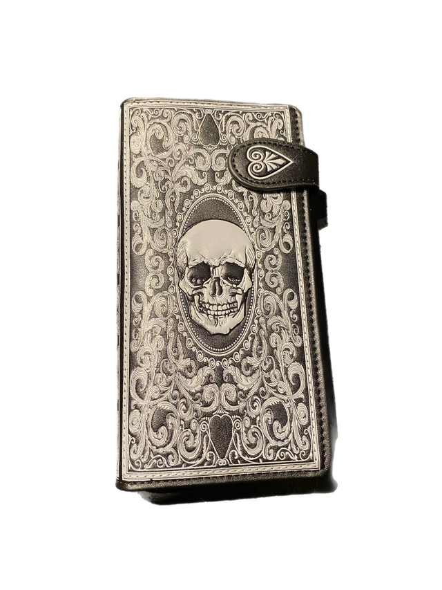 Skull Tarot embossed purse by Nemesis Now