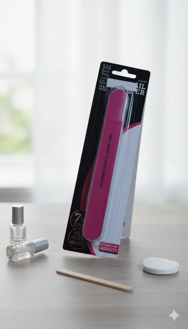 Lime à ongles 4 côtés grand format (Elite)