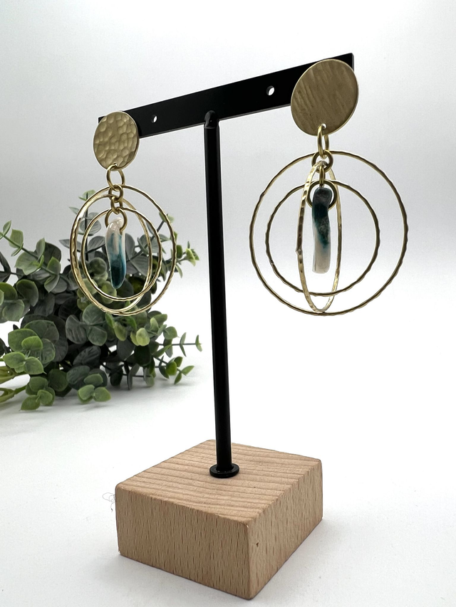 Boucles d’oreilles "L'Oiseau en Cage"