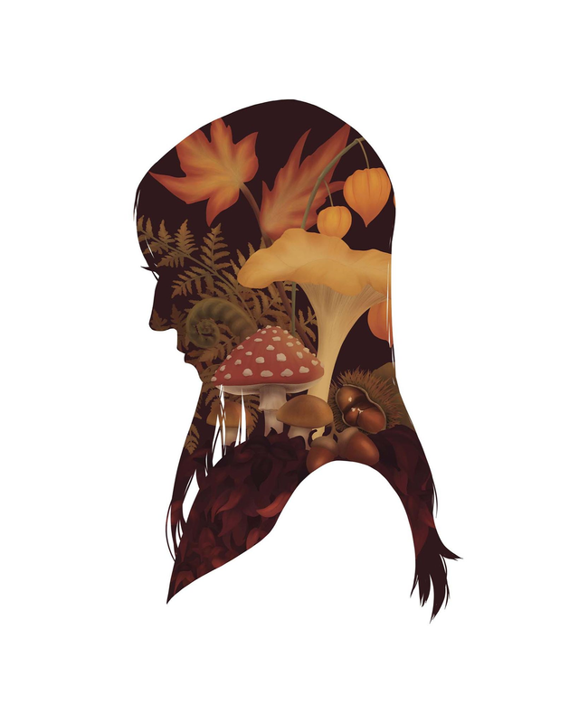 Bouquet d'automne - Portrait Personnalisé