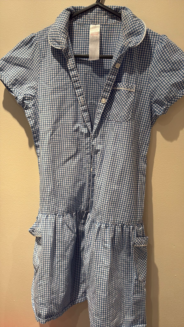 Summer Dresses Blue Age 11-12 (D74)