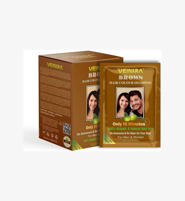 VEINIRA: Herbal Quick Hair Colour Shampoo,Instant Dye for Men And Woman. 
