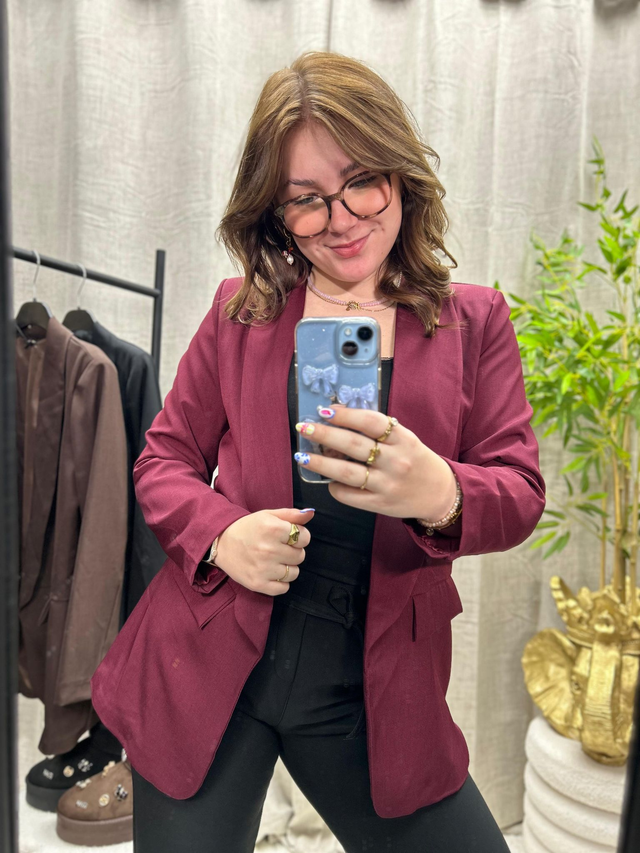Blazer Lian bordeaux
