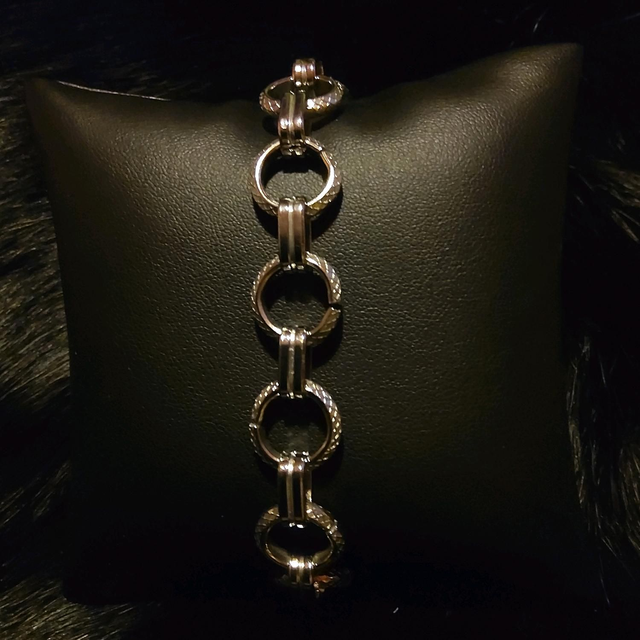 Bracelet en acier inoxydable argent