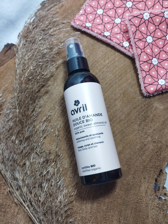 Huile d&#039;amande douche BIO et VEGAN - Avril