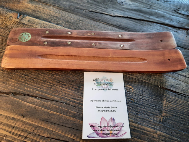 Porta incensi a bastoncino in legno