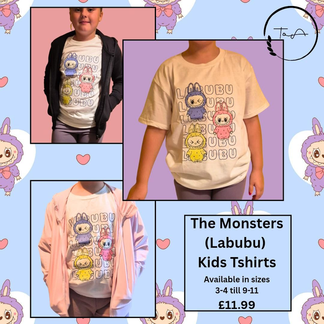 Kids The Monsters Labubu T-Shirt