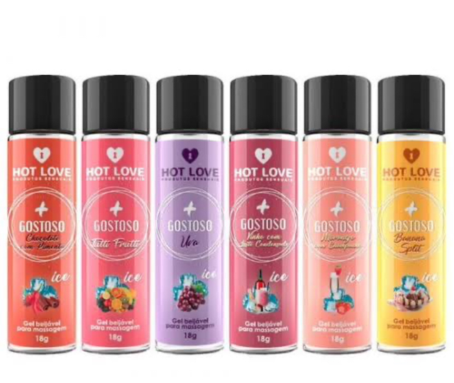 GOSTOSO GEL BEIJÁVEL TUTTI FRUTTI 18G - HOT LOVE 