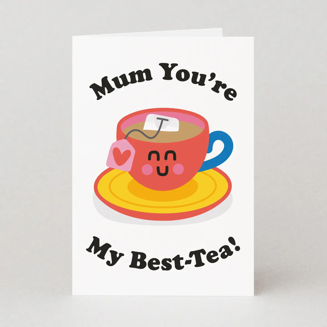 Best-Tea Mother's Day Card | Mum Birthday Card | Mum Card