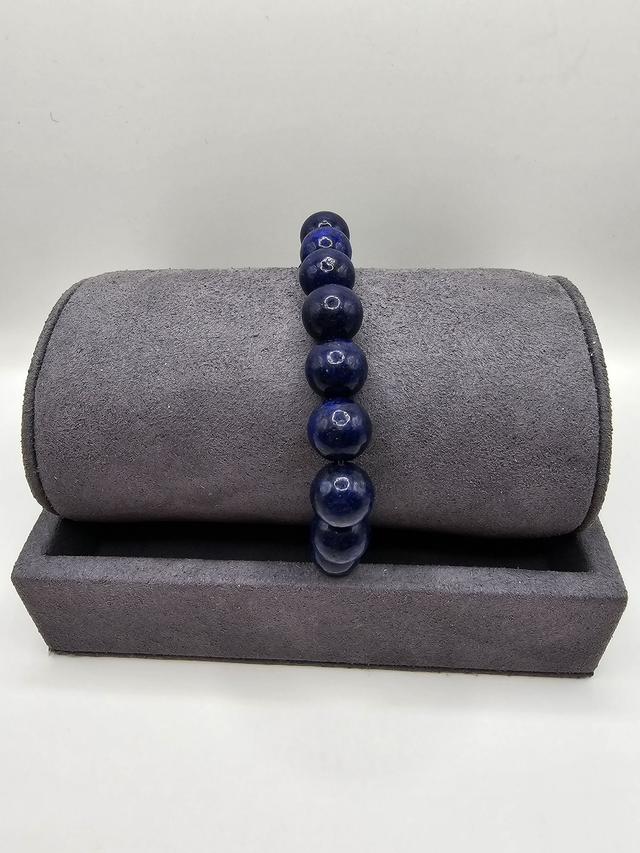 Mens Lapis Lazuli Bracelet.