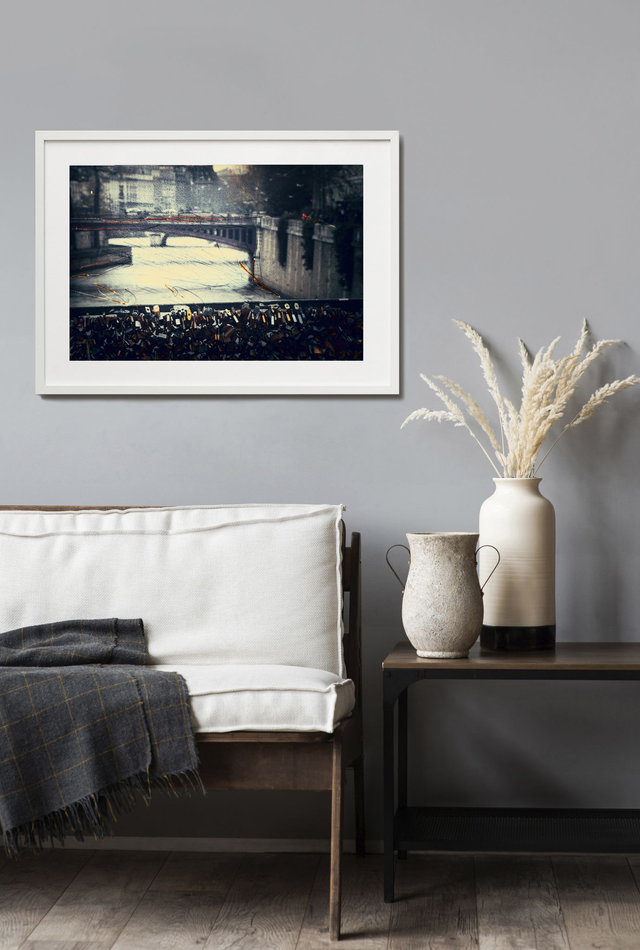 création, photographie expérimental : "seine-Paris" : Le Pont Des Arts