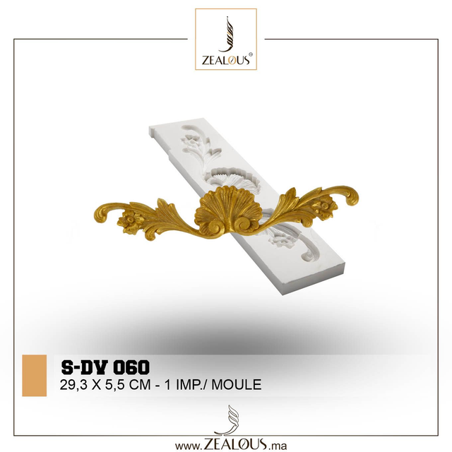 S-DV060 Cake Chocolate and Fondant Silicon Moulds