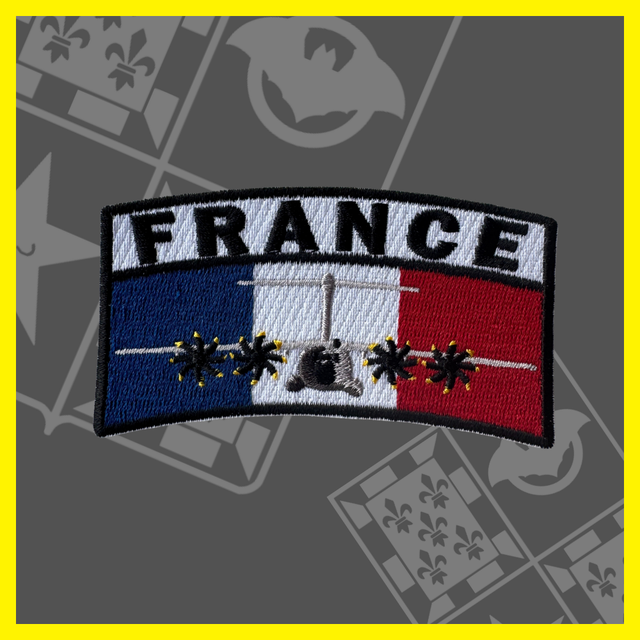 Patch "France A400M" brodé gris